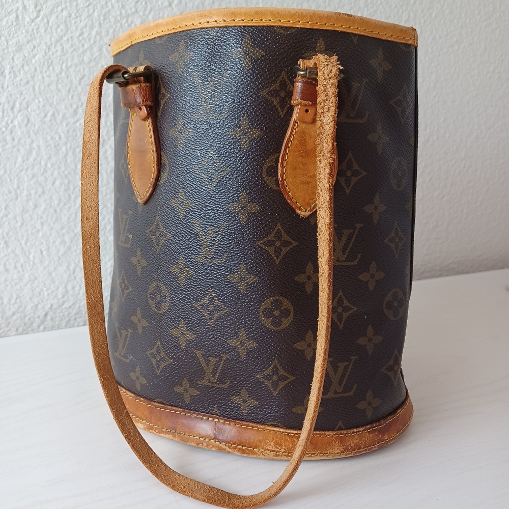 Louis Vuitton Hand Bag Bucket PM  Monogram